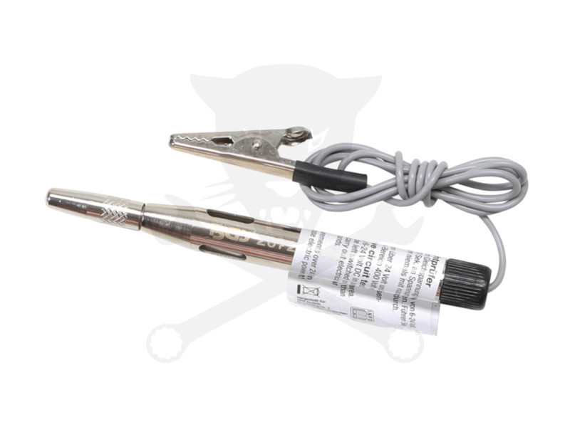 Próbalámpa izzós-fém-ablakos BGS