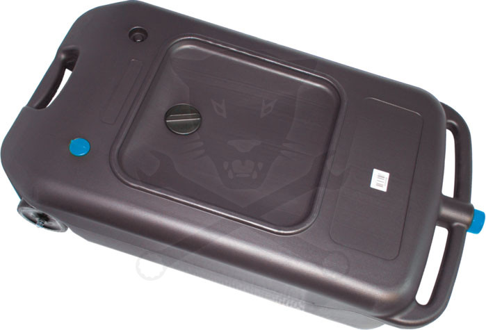 Olajleeresztő tartály - kanna 40 literes 900 x 500 x 200 mm