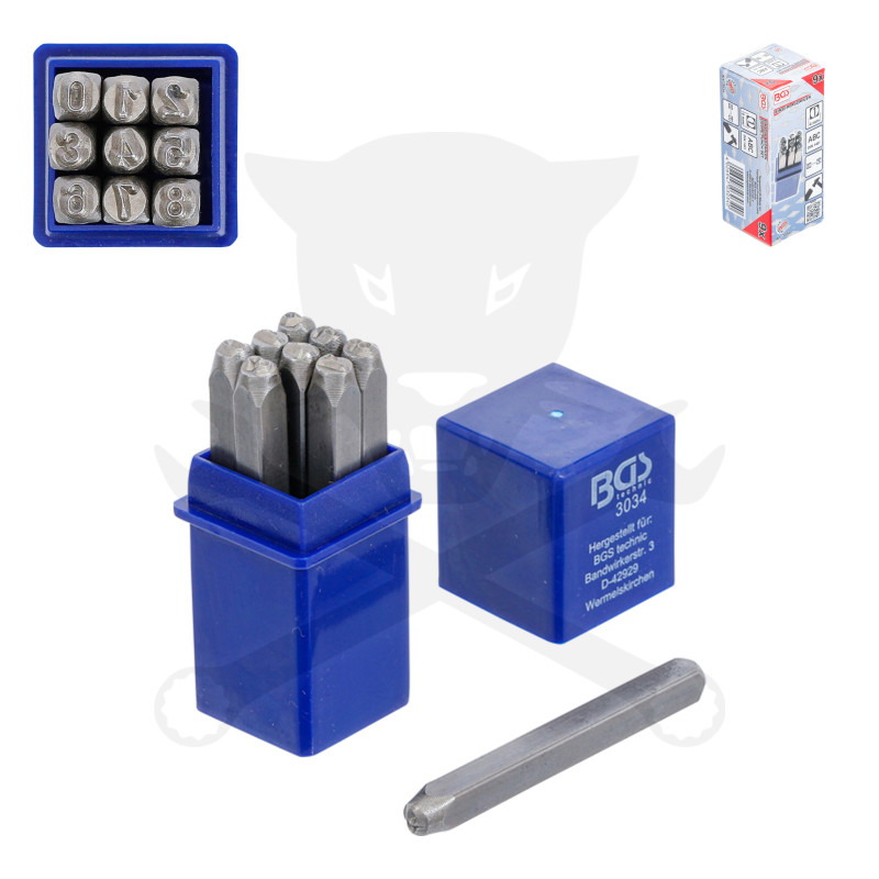 Beütő készlet SZÁM 4 mm-es BGS