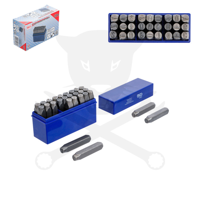 Beütő készlet BETŰ 10 mm-es BGS