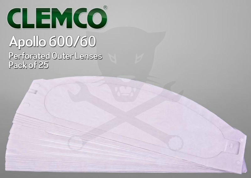 Homokfúvó géphez védősisak Apollo 600 tartozék 25 db-os kopófólia Clemco