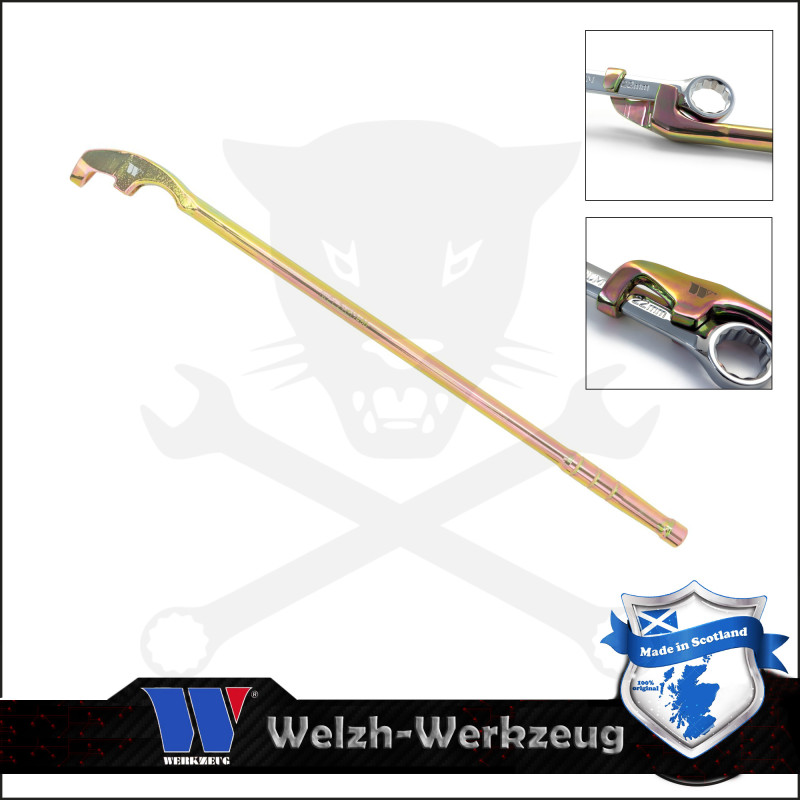 Csillag-villáskulcs HOSSZABBÍTÓ-SZÁR XL - Univerzális - 610 mm - Welzh