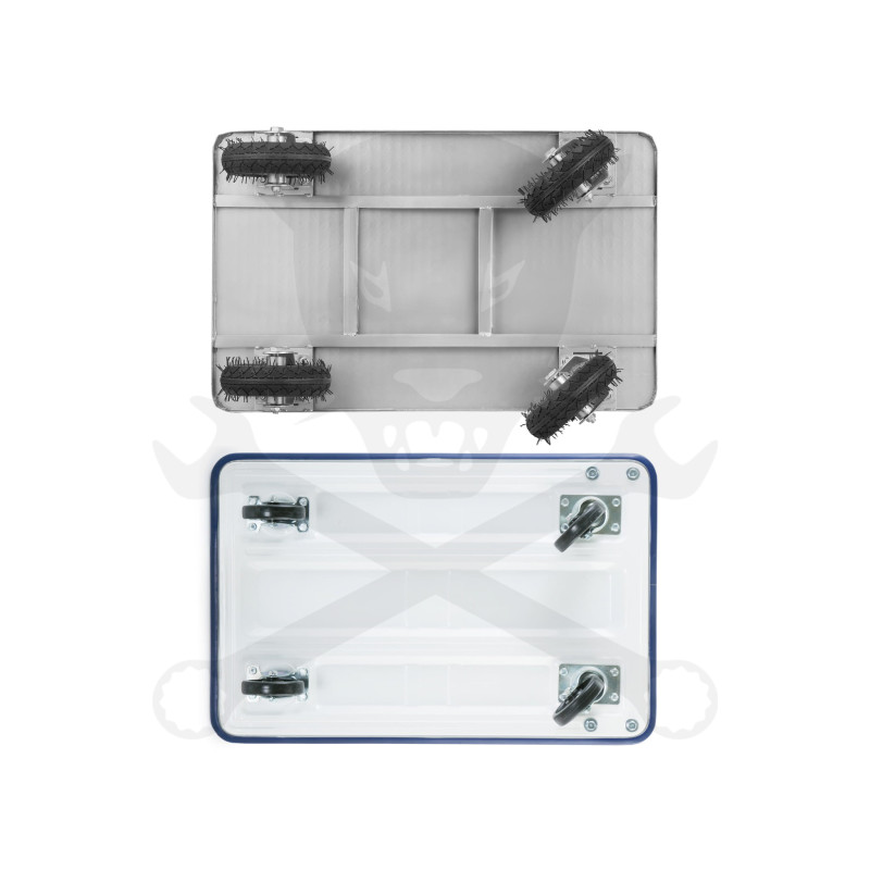 Kézikocsi 500 kg terhelhetőség -összecsukható- Nagy kerekű -HEAVY DUTY