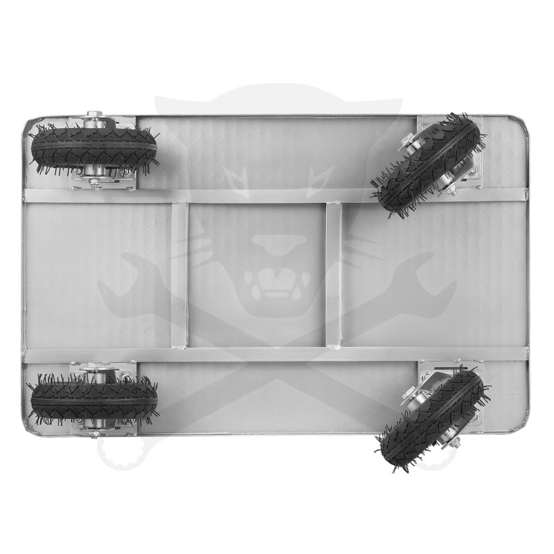 Kézikocsi 500 kg terhelhetőség -összecsukható- Nagy kerekű -HEAVY DUTY