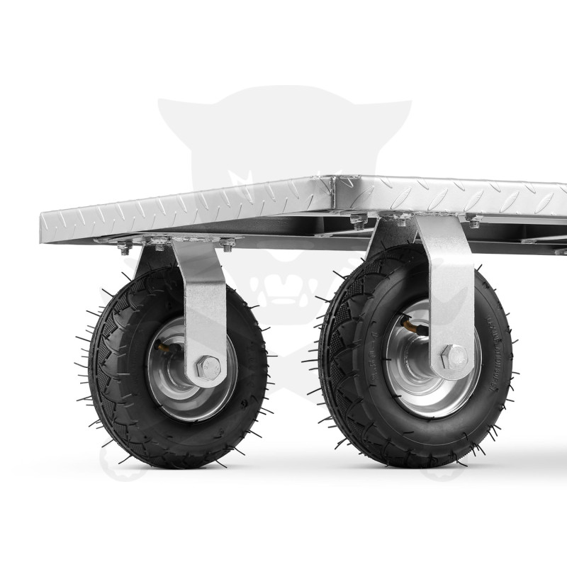 Kézikocsi 500 kg terhelhetőség -összecsukható- Nagy kerekű -HEAVY DUTY