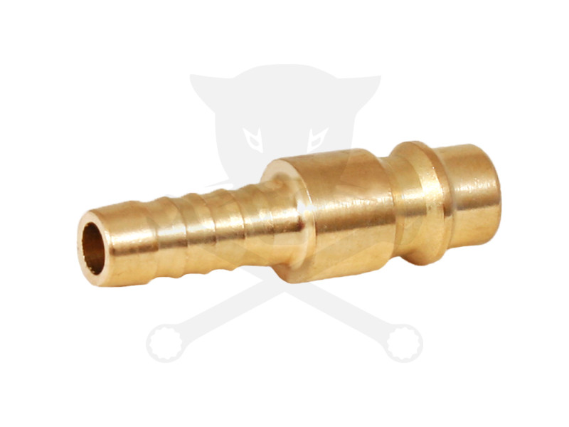 Levegős csatlakozó - gyorscsatlakozó apa - RÉZ - tömlővég 8 mm -OLASZ