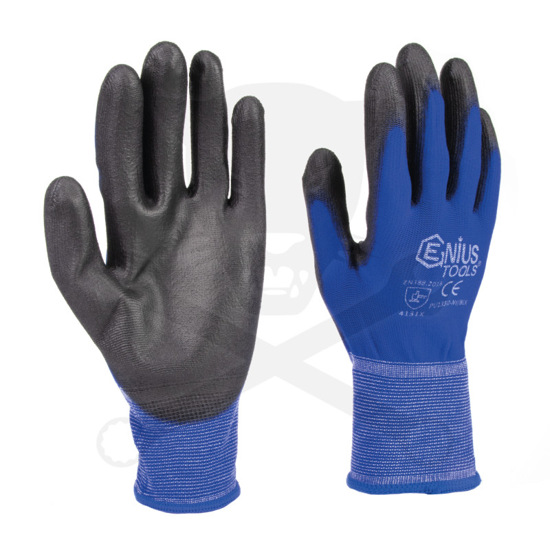 Kesztyű - szerelőkesztyű - Genius kék XL-es 10-es