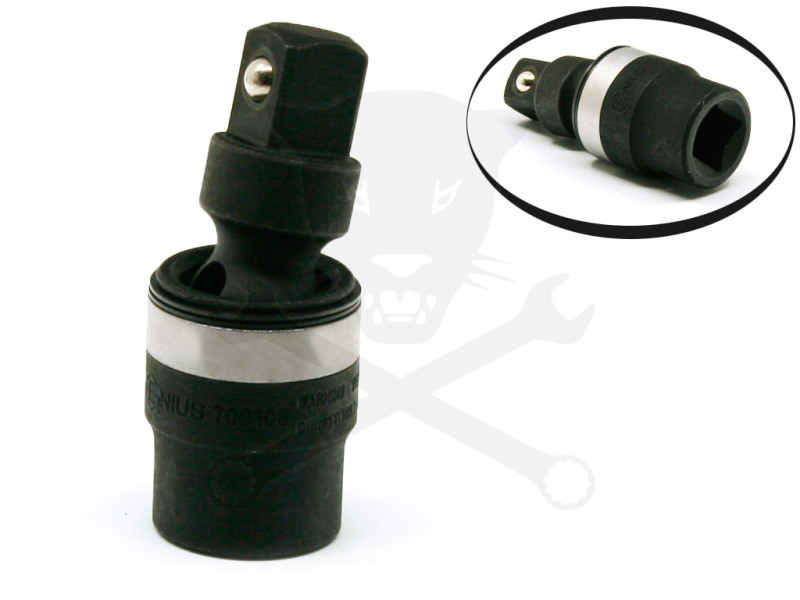 Légkulcs adapter csuklós 1/2"