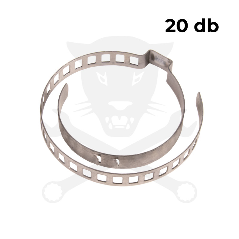 Féltengely gumiharang bilincs készlet 7 mm x 405 mm 20 db-os kiszerelés