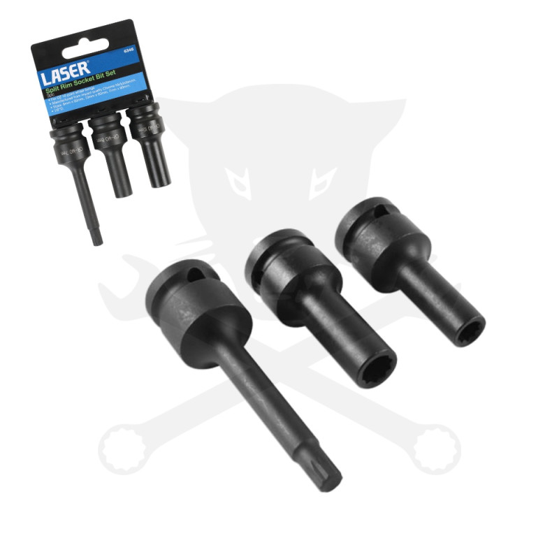 Többrészes split rim felni dugókulcs készlet -speciális 7 / 8 / 10 mm