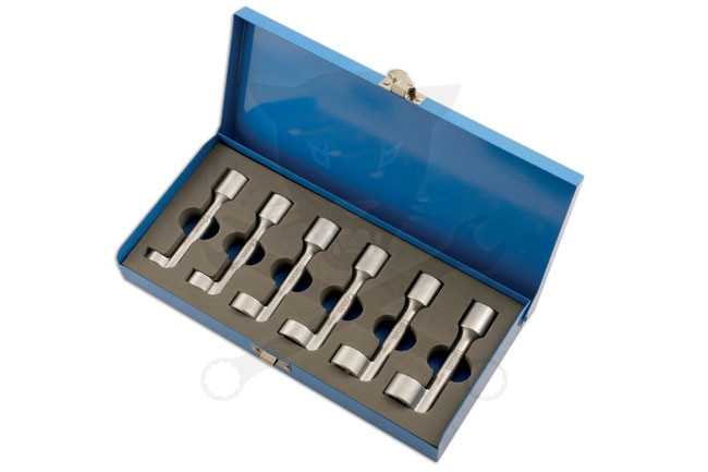Üzemanyagcső kulcs készlet 6 db spec. nyitott 12-14-16-17-18-19 mm