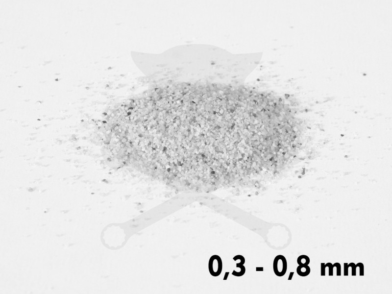 Homok kvarc 0,3-0,8 mm 25 kg zsákos kiszerelés (HOM0.3-0.8/25)