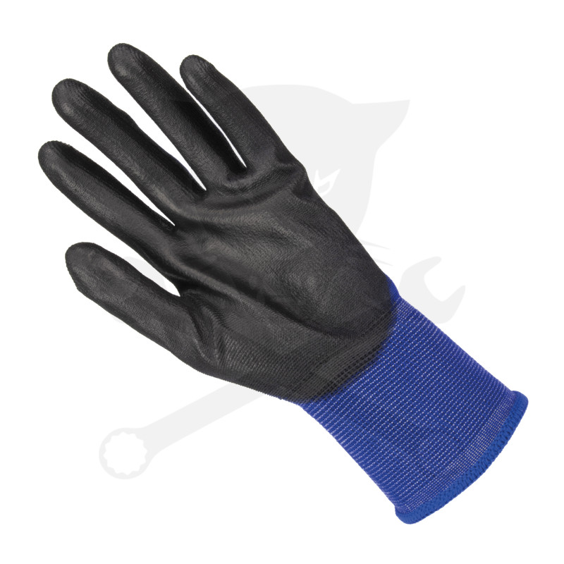 Kesztyű - szerelőkesztyű - Genius kék L-es 09-es