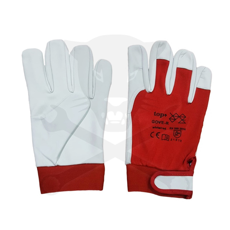 Kesztyű - sofőrkesztyű - kecskebőr Gove 9 / L Piros