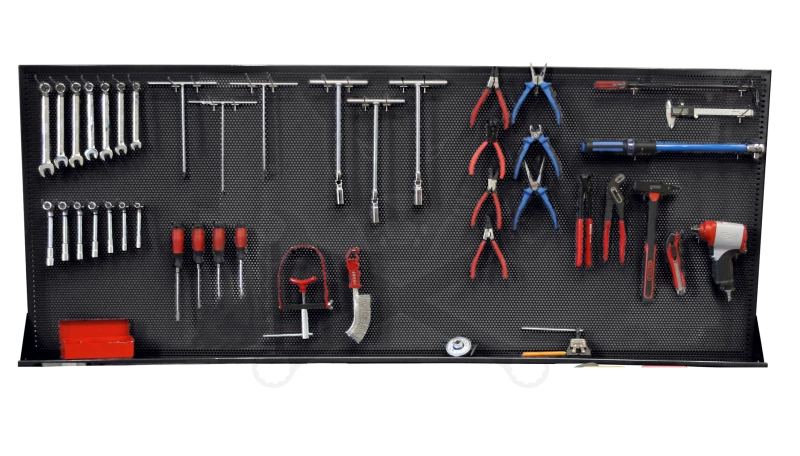 Szerszámtartó panel 2 m - fém - Marolo