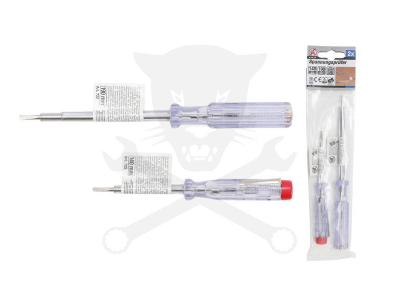 Fázisceruza 2 db-os készlet 120V-250V - 140/190 mm