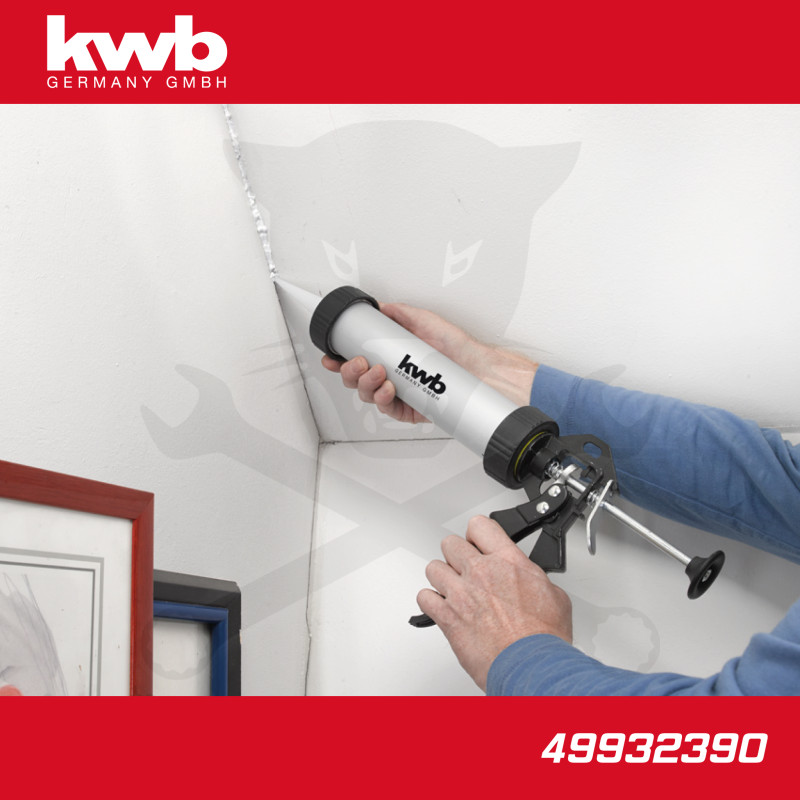 Kinyomó pisztoly aluházas 235 mm-es normál kartushoz - KWB