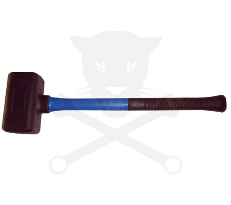 Kalapács gumi 70 x 070 mm - 2100 g acélsörétes BGS