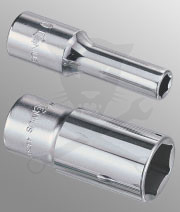 Dugókulcs - crowafej 1/2" 6 lap hosszú 08 mm Genius