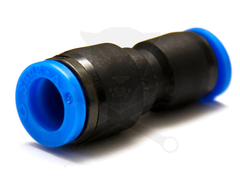 Levegős csatlakozó műanyag csőhöz, szűkítő 12 - 10 mm