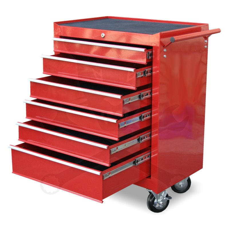 Szerszámos kocsi 6 fiókos - tálcáshoz alkalmas - kivitel