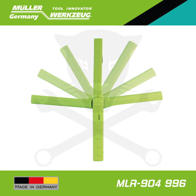 Szerelőlámpa LED 10+1 LED profi, 600 Lumen, akkus+aszt.dokkoló BF22