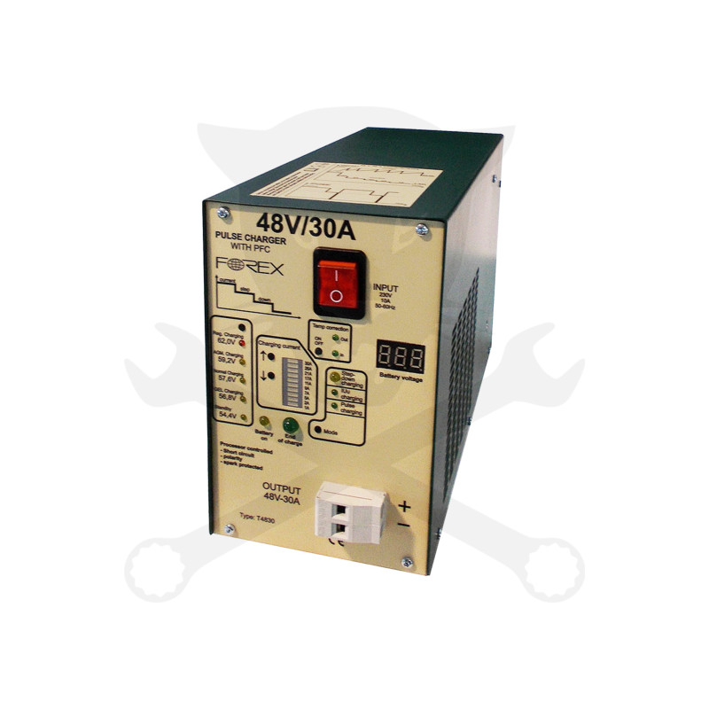Akkumulátor töltő FRX 48V - 30A Full Automata