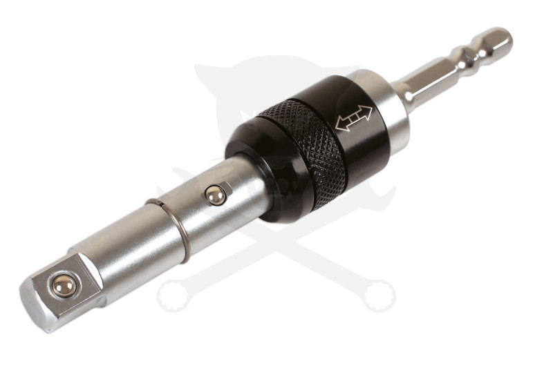 Crowa hajtószár 3/8" Fúrógépbe fogható Csuklós / Fix 2:1-ben - Laser