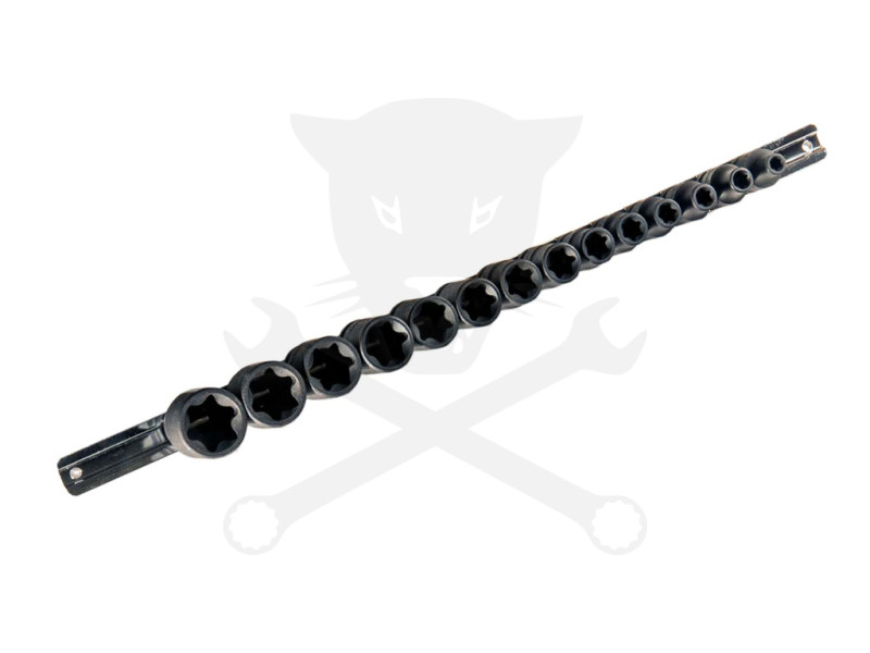 Légkulcsfej készlet 1/2" 14 db-os belső E-Torx dugófej készlet E8-E32 -Genius