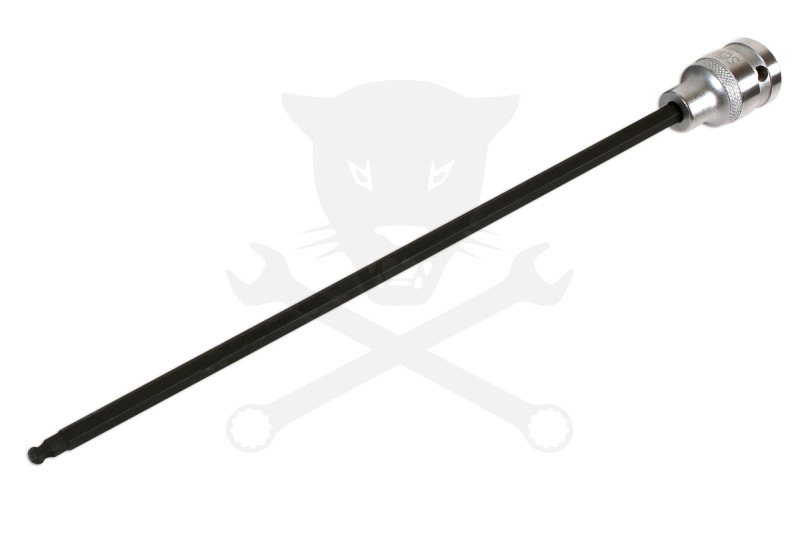 Rátűzőkulcs - crowa+bit 1/2" imbusz 5x288 mm gömbvégű - extra hosszú