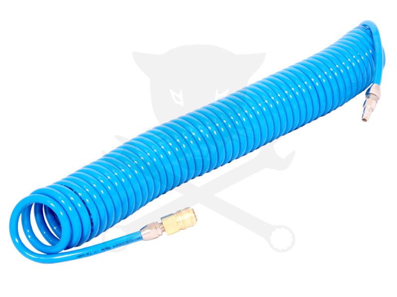 Levegőcső spirál 12 m kék - szerelt 12 mm x 8 mm