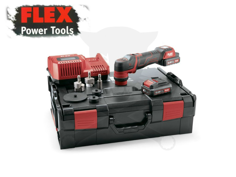 Excenterpolírozó, akkus 10.8V 2db 4.0Ah 80 mm - FLEX (PXE 80 10.8-EC-4.0Ah-Set)