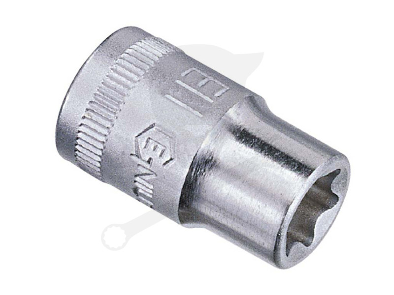 Dugókulcs - crowafej 1/2" belső torx E11 Genius