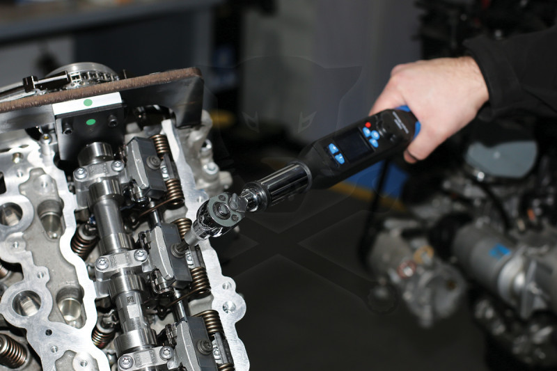 Nyomatékkulcs, digitális 020-100 Nm 3/8" Laser