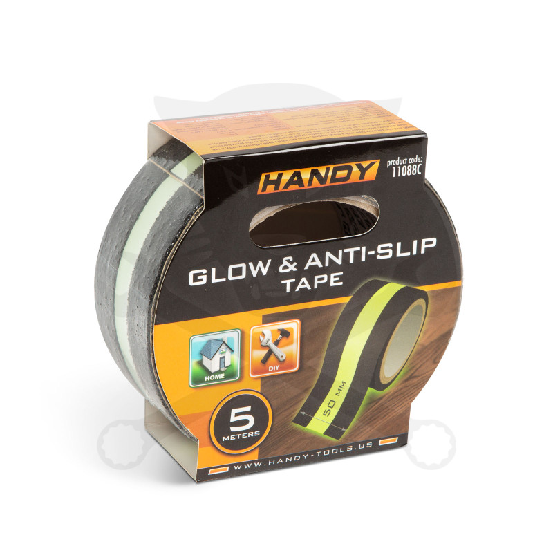 Csúszásgátló szalag foszforeszkáló 50 mm x 5 m öntapadós - Handy