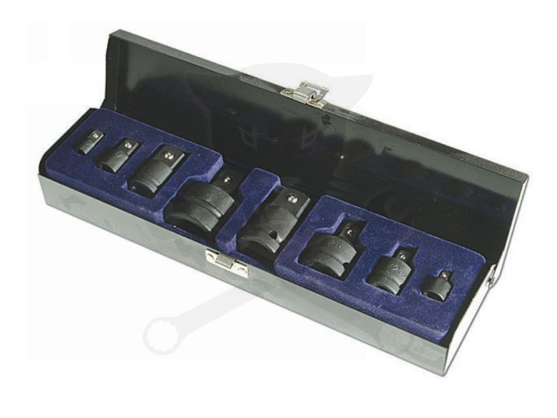 Légkulcs átalakító adapter készlet 8 db-os 1/4"-3/8"-1/2"-3/4"-1"