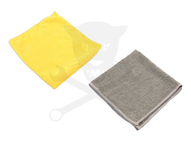 Törlőkendő - Mikroszálas Sárga-Szürke 30 x 30 cm - mosható - 50 db