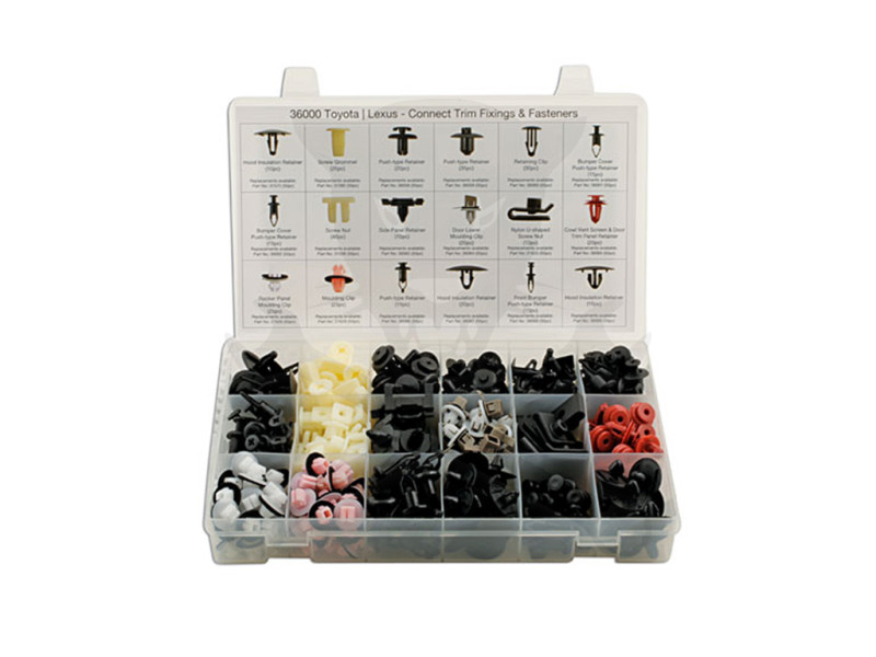 Műanyag patent készlet Toyota Lexus 360 db -