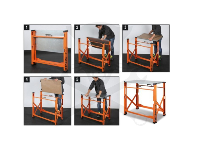 Munkapad, összecsukható, ipari - BETA
