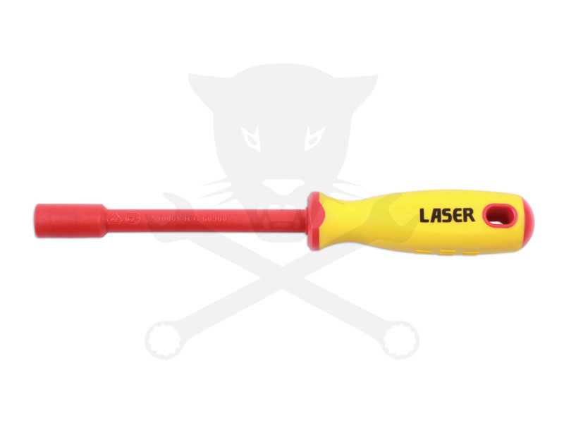 Szigetelt VDE 1000 V-os dugókulcs csavarhúzó 6 lapú 6 mm-es