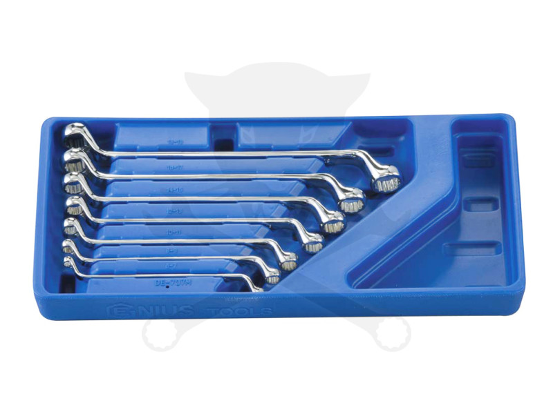 Tálcás Genius csillag-csillagkulcs készlet 7 db-os Genius 1/3