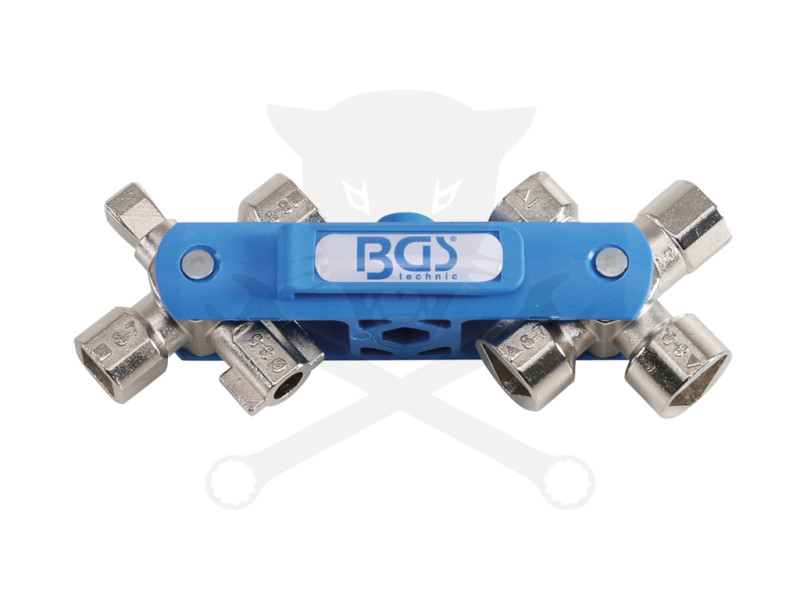 Kapcsolószekrény (karbantartó) kulcs 10 in 1-ben - BGS