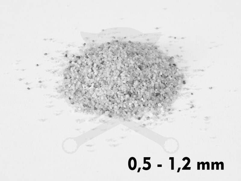 Homok kvarc 0,5-1,2 mm 25 kg zsákos kiszerelés (HOM0.5-1.2/25)