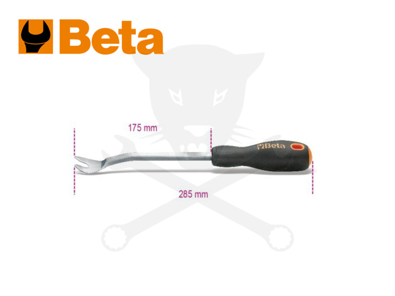 Patent kiszedő 285 mm - masszív, krómozott, műanyag szárral - Beta
