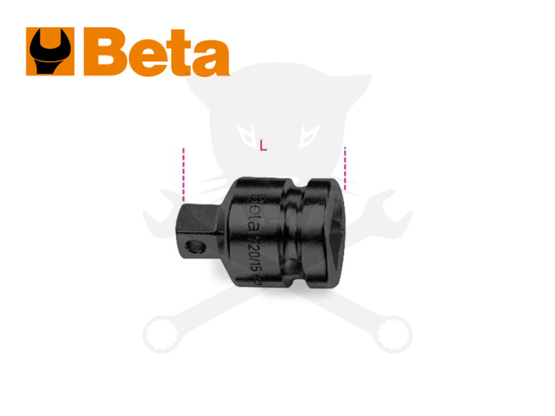 Légkulcs átalakító adapter 3/4" - 1/2" szűkítő - furatos - Beta