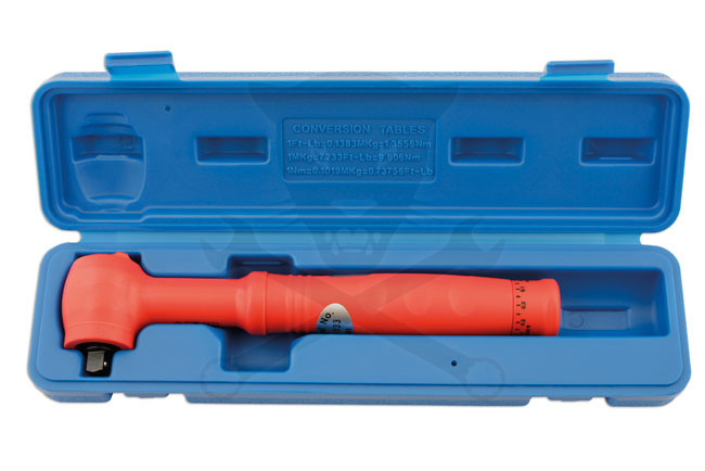 Nyomatékkulcs 5-25 Nm 3/8" - 1000 V Szigetelt / Hibrid -Kalibrálva