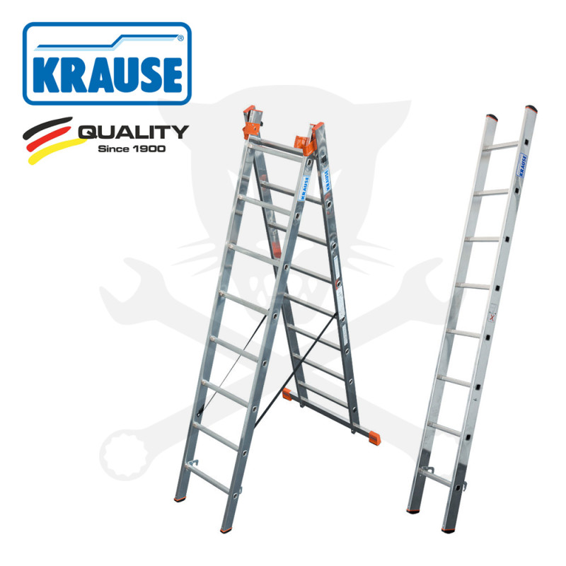 TRIBILO sokcélú létra 3x8 Fokos 3 tagú - MONTO-