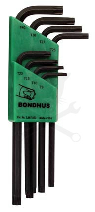 Torxkulcs készlet Bondhus rövid