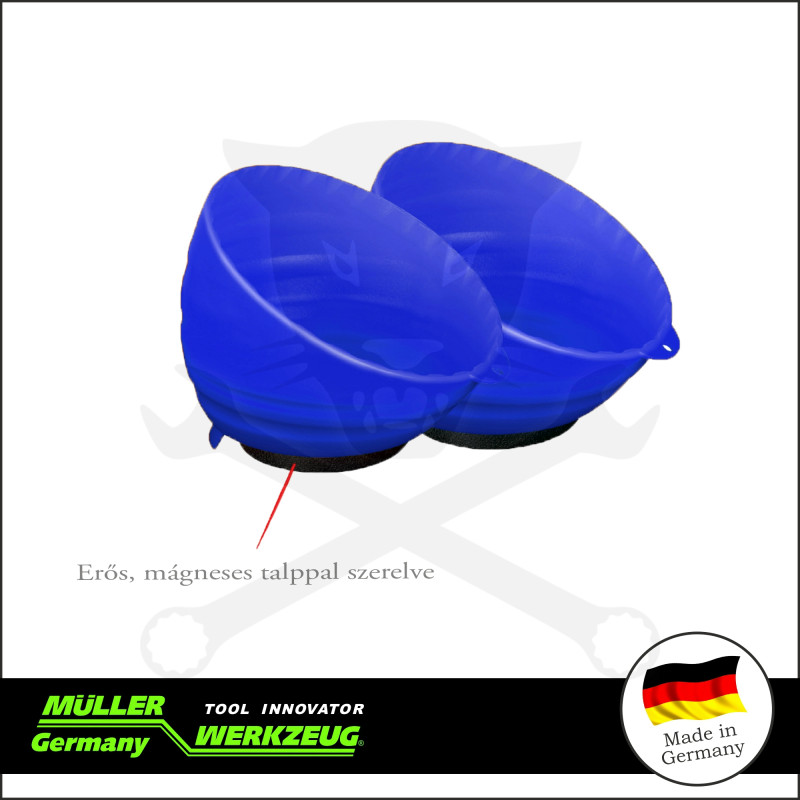 Mágneses tálca műanyag sötétkék 1 db - MÜLLER