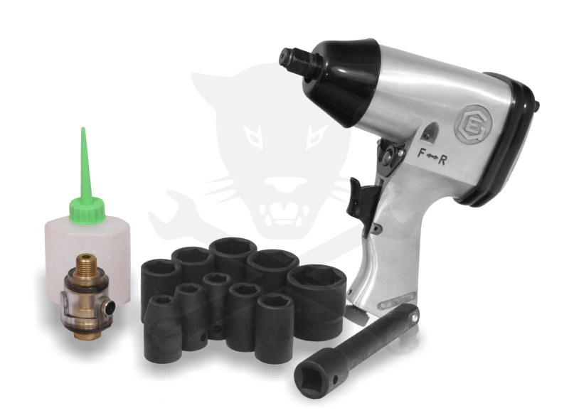 Légkulcs 1/2" 312 Nm 16 db-os készlet Genius